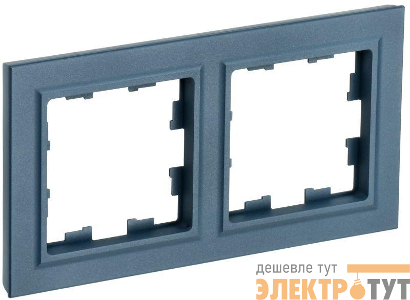 Рамка 2-м BRITE РУ-2-БрМ маренго IEK BR-M22-K35