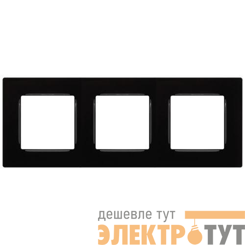 Рамка 3-м 12-5203-06 Классик черн. Эра Б0067694
