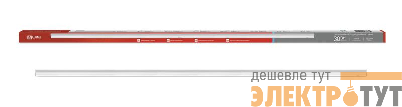Светильник светодиодный СПБ-Т5-PRO 30Вт 6500К 3000лм 230В 1200мм IN HOME 4690612051376