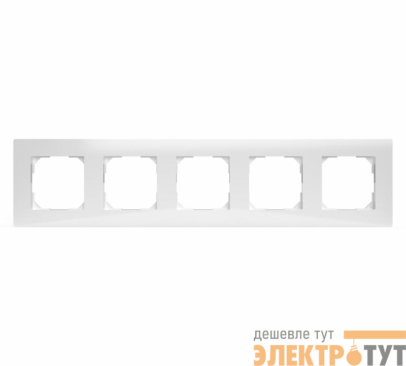 Рамка 5-м Pixel бел. TOKOV ELECTRIC TKE-PX-RM5-C01