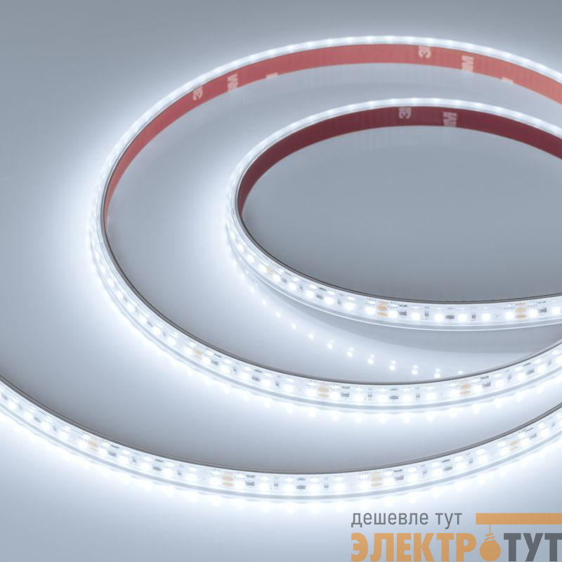 Лента светодиодная IC-PS-A120-10mm 24V White 6000К 9.6Вт/м IP67 2835 стабилизированная герметичная (уп.10м) Arlight 050631