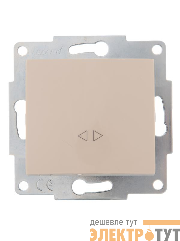 Выключатель промежуточный 1-кл. 2п СП Karina 10А IP20 механизм крем. LEZARD 707-0388-107