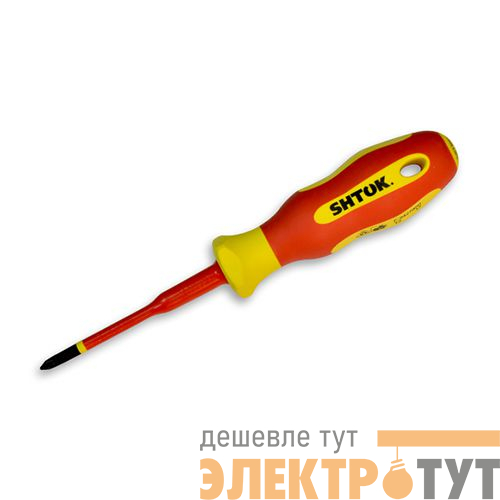 Отвертка 1000В Ph1х80мм (09318) SHTOK 376346