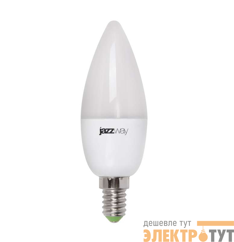 Лампа светодиодная PLED-DIM C37 7Вт свеча 3000К тепл. бел. E14 540лм 220-240В диммир. JazzWay 2859259