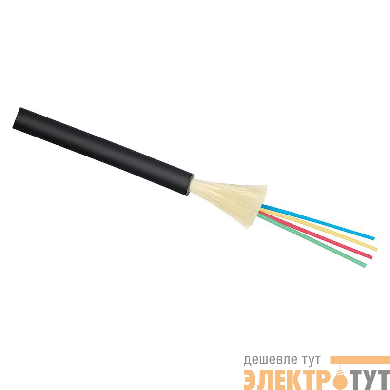 Кабель волоконно-оптический 50/125 (OM3) многомод. 16 волокон плотное буферное покрытие (tight buffer) внутр./внешн. -40-+60град.C LSZH черн.(F40161601B) Cabeus 7731c