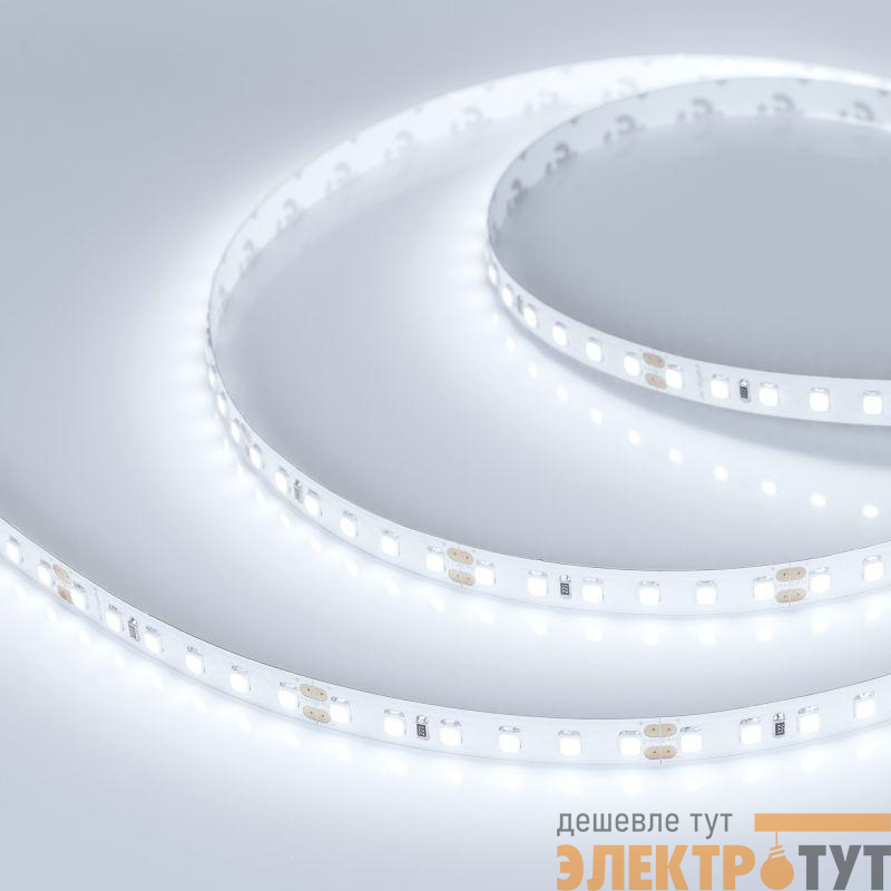 Лента светодиодная RT-A120-8mm 24V White 6000К 2835 9.6Вт/м IP20 (уп.5м) Arlight 010347(2)
