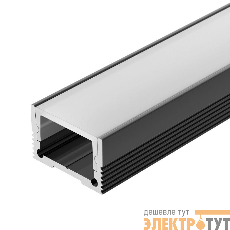 Профиль SL-SLIM20-H13-2000 BLACK L2000 алюм. Arlight 037112