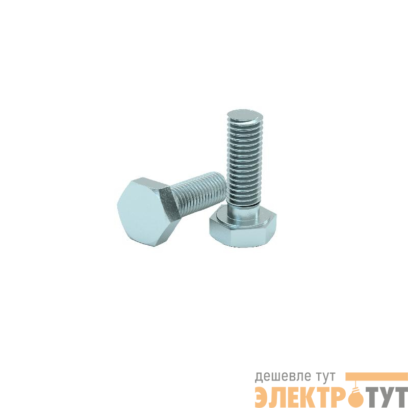 Болт с шестигранной головкой М6х40 DIN 933 (уп.100шт) КМ LO20543