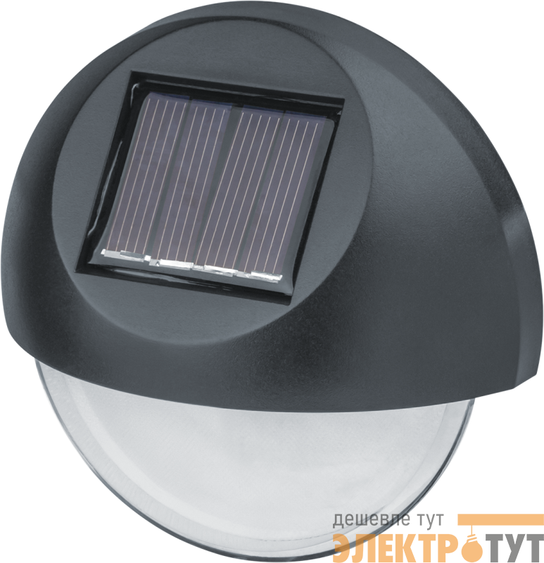 Светильник светодиодный 93 874 NSL-93 (на солнечной батарее с фотосенсором) 3200К IP44 накладной черн. круг NAVIGATOR 93874
