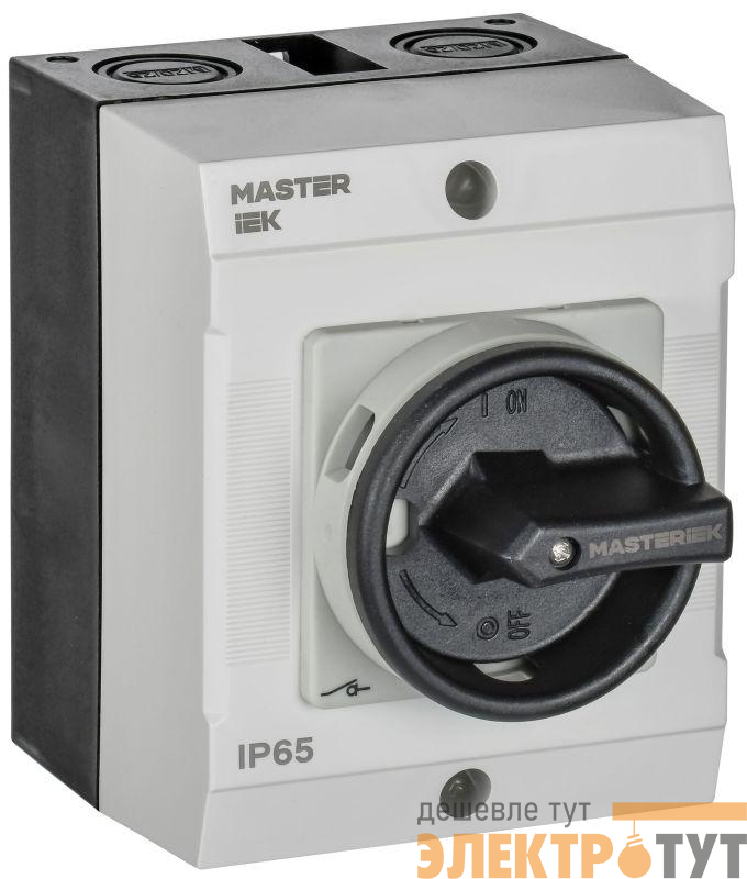 Переключатель кулачковый 10А (сх. 69) в боксе закрытая рукоятка IEK MI-CS21-010-069