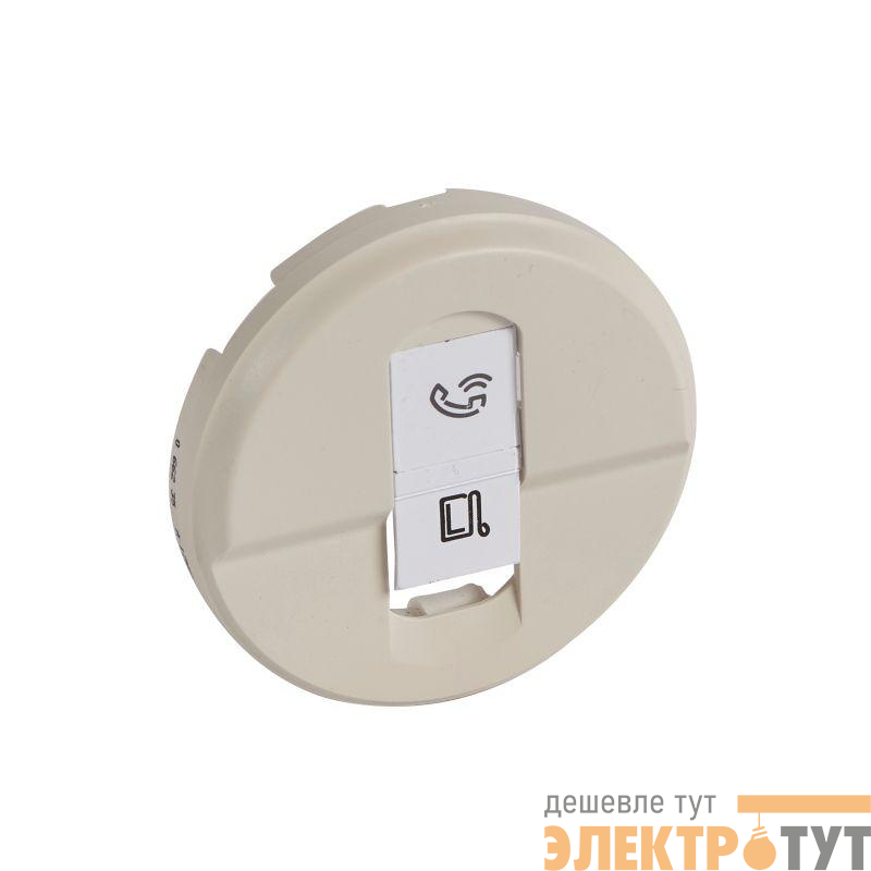 Панель лицевая Celiane для розетки компьютерной RJ45 сл. кость Leg 066235