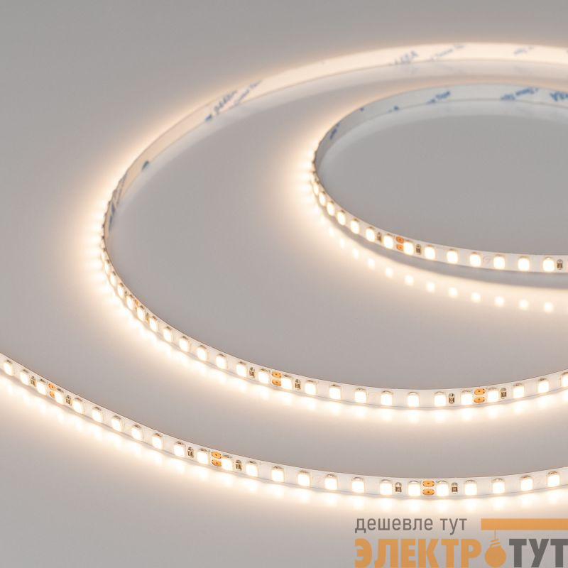 Лента светодиодная RT-A160-5mm 24V Warm 3500К 15Вт/м IP20 2835 открыт. (уп.5м) Arlight 040532