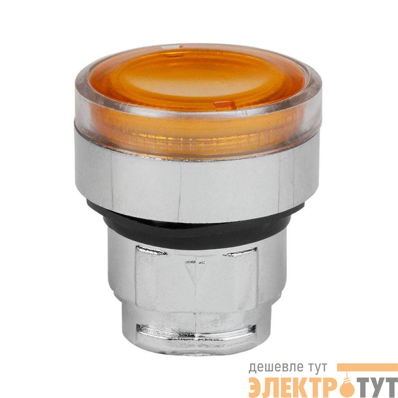 Головка кнопки OptiSignal D22 A4-PL-5 с подсветкой желт. металл ZB4BW353 КЭАЗ 332259