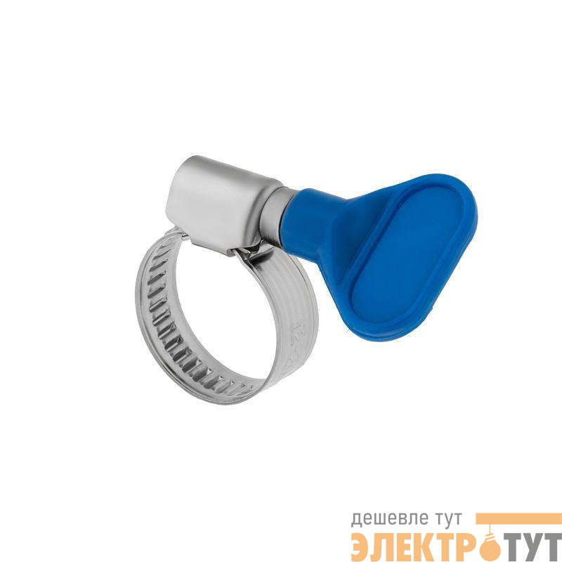 Хомут червячный 12-20/9-0.7мм с ключом нержавеющая сталь W2 Rexant 07-0712-1