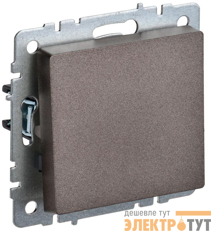 Выключатель 1-кл. СП BRITE ВС10-1-0-БрТБ 10А механизм бронза IEK BR-V10-0-10-K45