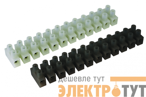 Колодка клеммная полипропилен 12х6мм винт. п/п OK-433-12-PLP DKC 43312PL/B