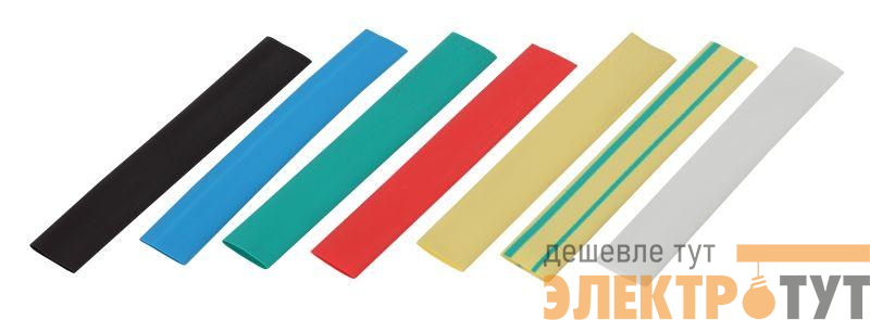 Набор трубок термоусадочных ТУТнг 16/8 (7 цветов по 3шт 100мм) Эра Б0038923