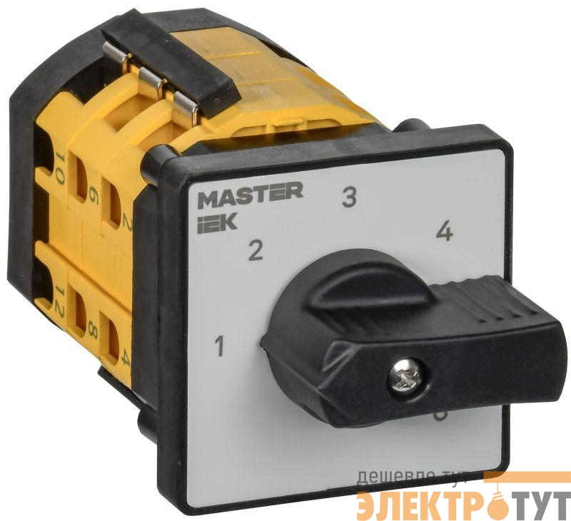 Переключатель кулачковый 10А (сх. 85) стандартная рукоятка IEK MI-CS10-010-085