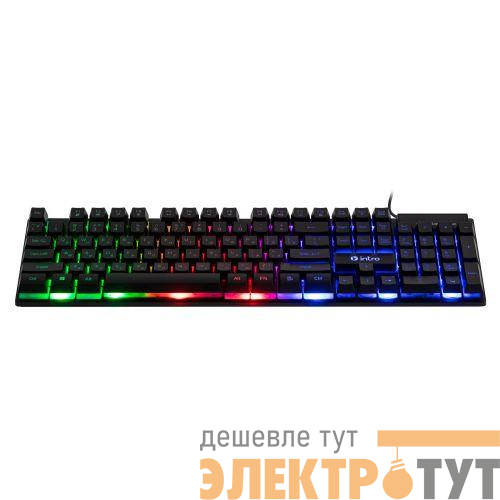 Клавиатура KG380 игровая проводная с подсветкой черн. Intro Б0056138