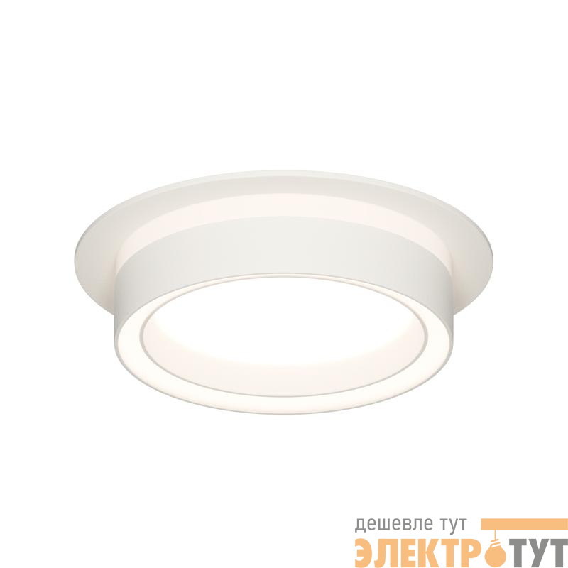 Светильник точечный Ray max 15Вт GX53 230В 50Гц встраив. под светодиод. лампу бел. Apeyron 16-100