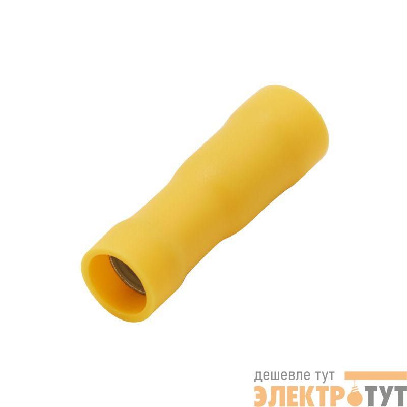 Наконечник цилиндрический "розетка" 2.5-6кв.мм отверст. d5 желт. (уп.50шт) DKC 2C69P
