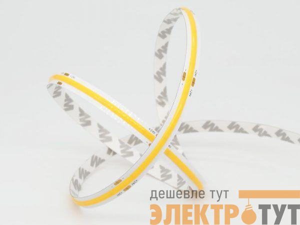 Лента светодиодная 10Вт/м 24В 4000К 10мм IP20 SMD COB FreeCut 480LED/м (уп.5м) VARTON VLS-20-10-COB-F-10-480-40