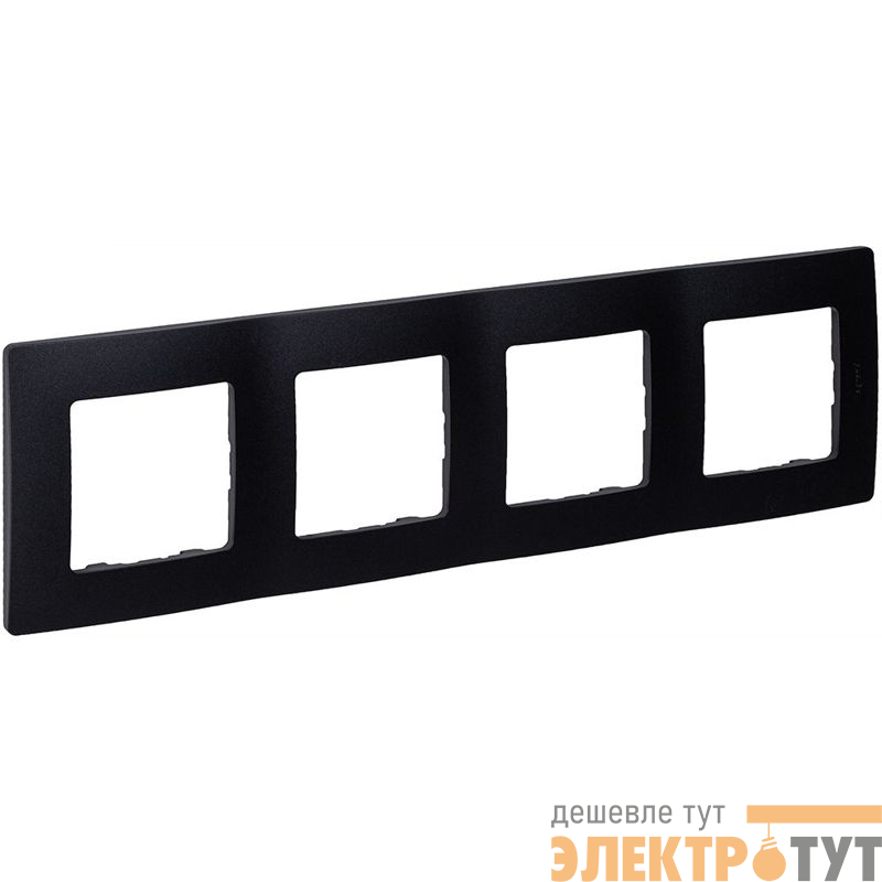 Рамка 4-м СП Etika IP20 антрацит IEK 672584