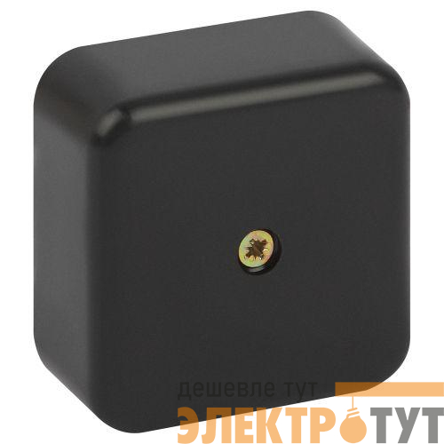 Коробка распаячная 50х50х20мм без клеммы IP40 черн. BS-B-50-50-20 Эра Б0061810