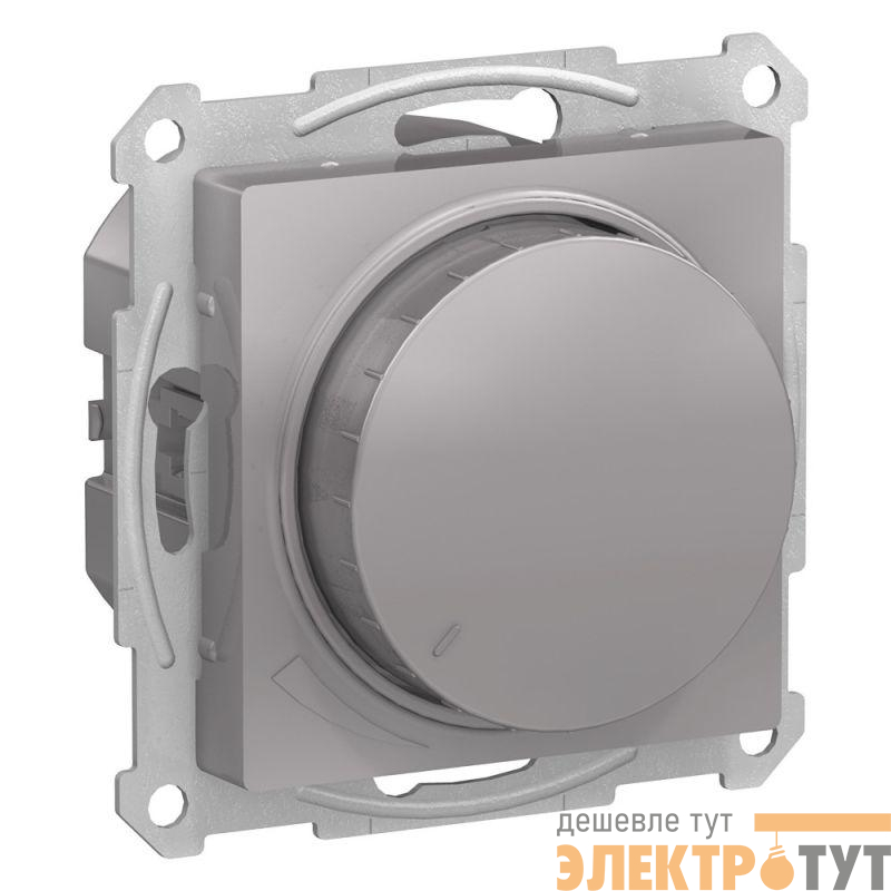 Светорегулятор поворотно-нажимной AtlasDesign 400Вт механизм алюм. SE ATN000323