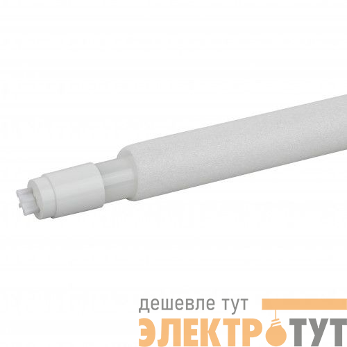 Лампа светодиодная RED LINE LED T8-10W-840-G13-600mm R 10Вт T8 трубчатая 4000К нейтр. бел. G13 неповорот. стекл. пенорукав Эра Б0049592