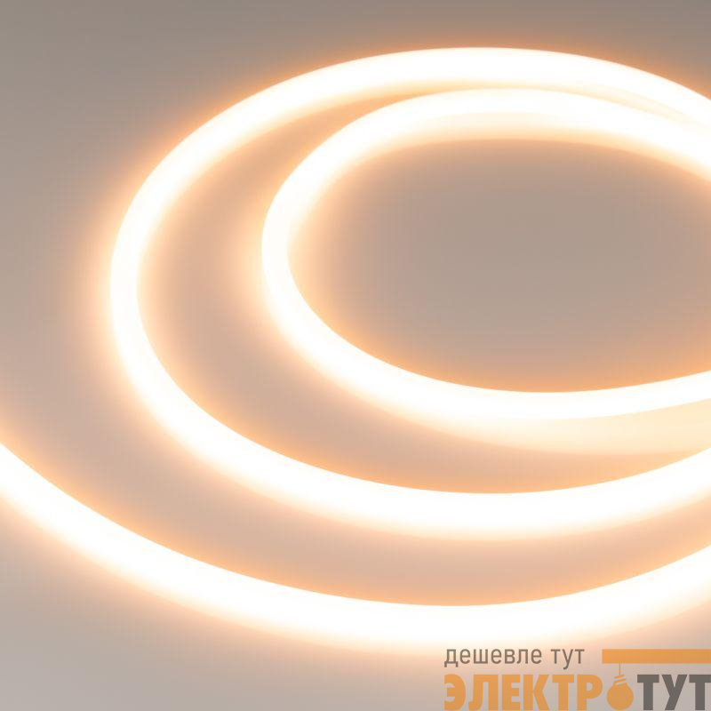 Лента светодиодная LUNA-X960-D8mm 24V Warm 2400К 8Вт/м IP65 360deg герметичная (уп.5м) Arlight 053356