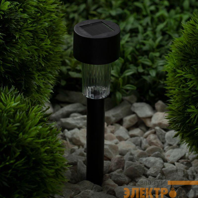Светильник садовый SL-PL30 солнечная батарея черн. ПРОМО-бокс (уп.24шт) ЭРА Б0018974