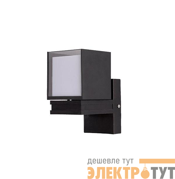 Светильник светодиодный PWL-18095 1х8Вт 4000К IP54 BL архитектурный фасадный исполнение односторон. черн. JazzWay 5053175