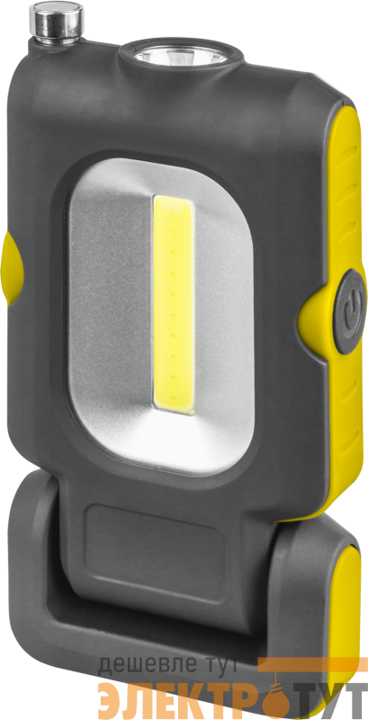 Фонарь аккумуляторный рабочий 14 083 NPT-W07-ACCU 1LED 1Вт + 1COB 3Вт аккум. 3.7В NAVIGATOR 14083