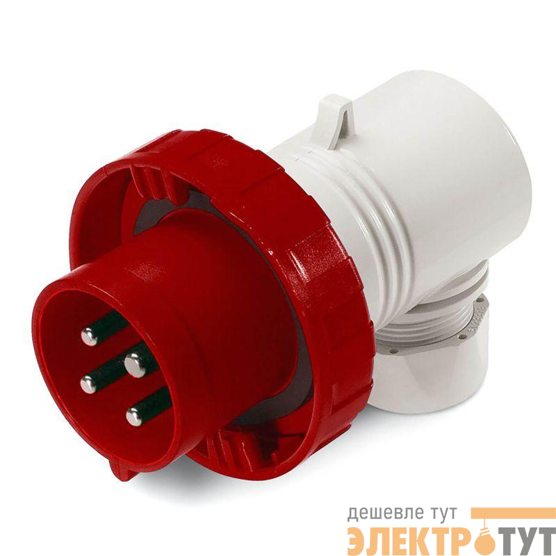 Вилка кабельная угловая 16А 3P+E 400В IP67 DKC DIS2261636