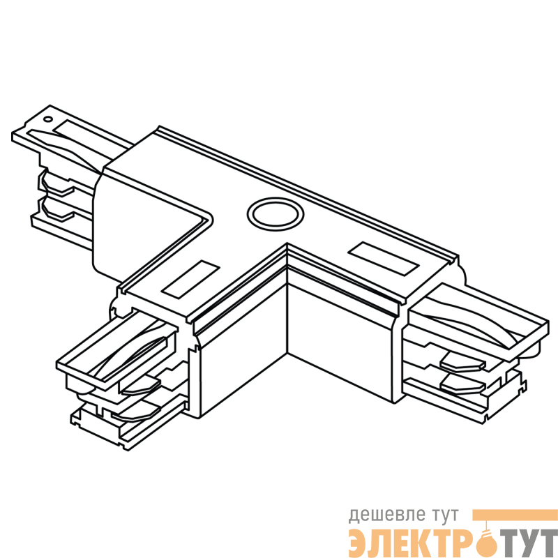 Соединитель TF T-образ. левый внутренний черн. СТ 4909001300