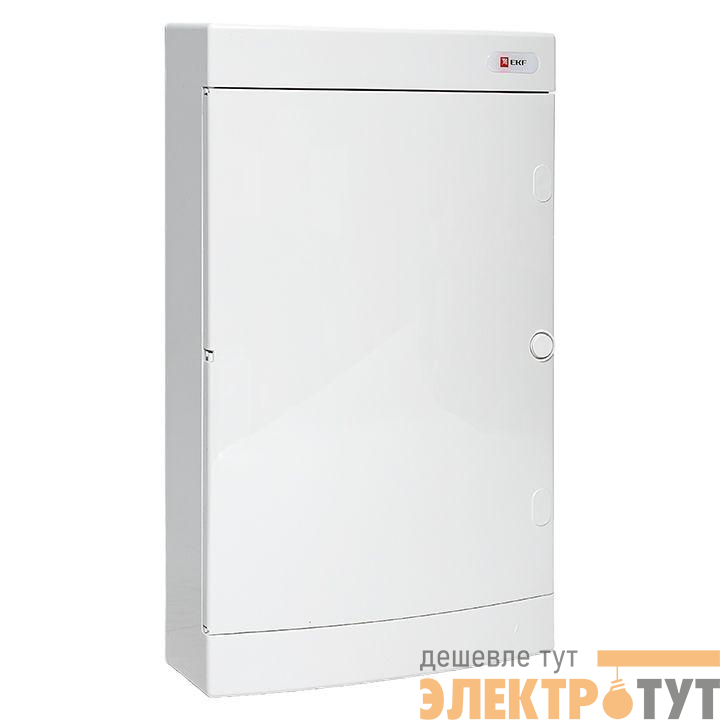 Щит распределительный навесной Unix 3х12мод. IP41 бел. дверь PROxima EKF ux-3x12-nw