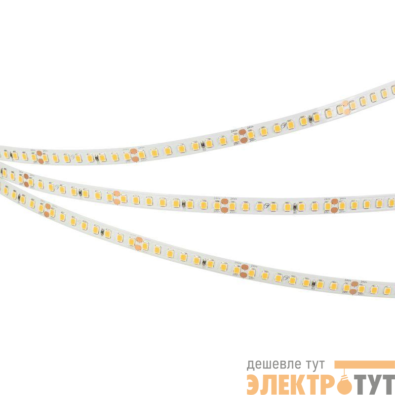 Лента светодиодная UL-A160-8mm 24V Warm 3000К 12Вт/м IP20 2835 (уп.5м) Arlight 040011