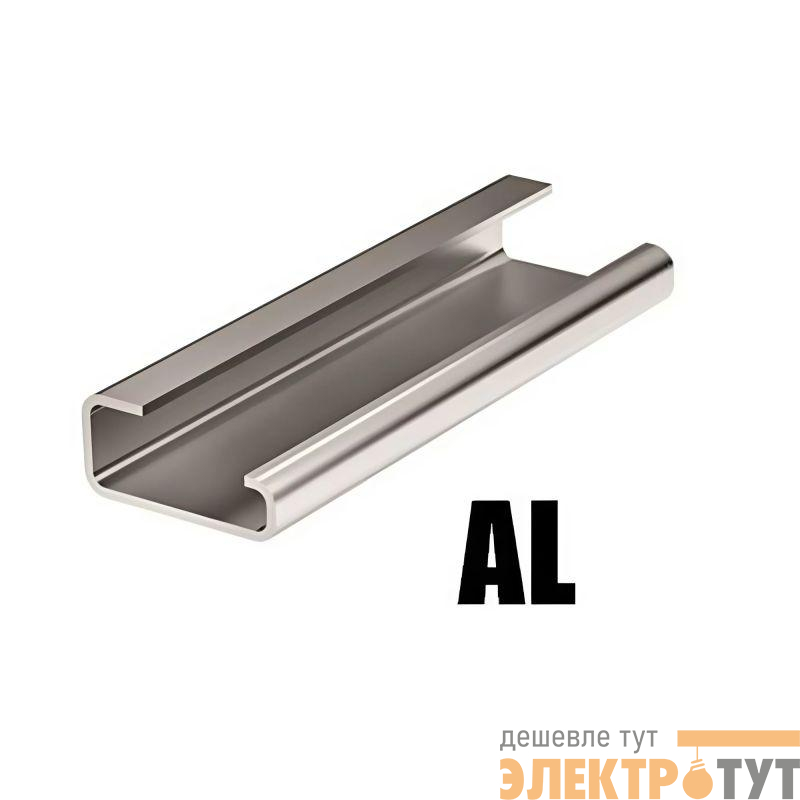 DIN-рейка 32х15мм L2000 G1 с насечкой алюм. DKC 02120AL