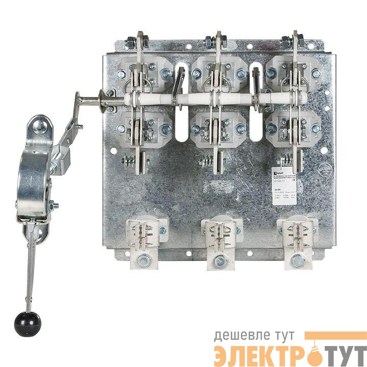 Разъединитель-предохранитель РПС-6 630А левый привод без ППН Basic EKF rps-r-630l