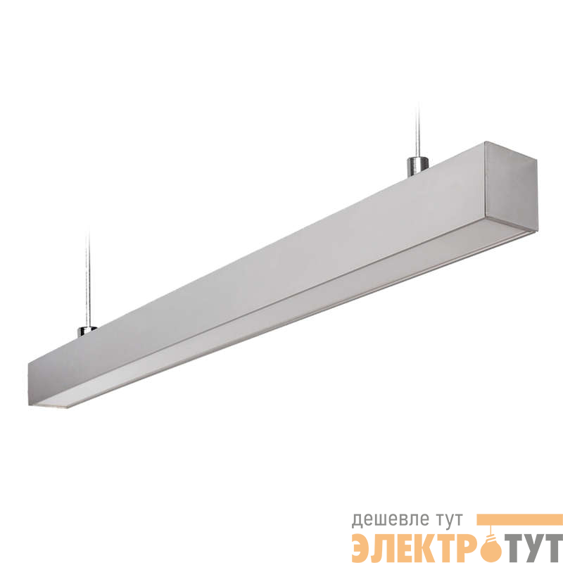 Светильник линейный светодиодный ULO-K10D 30W/5000K/L60 IP65 SILVER Uniel UL-00004209