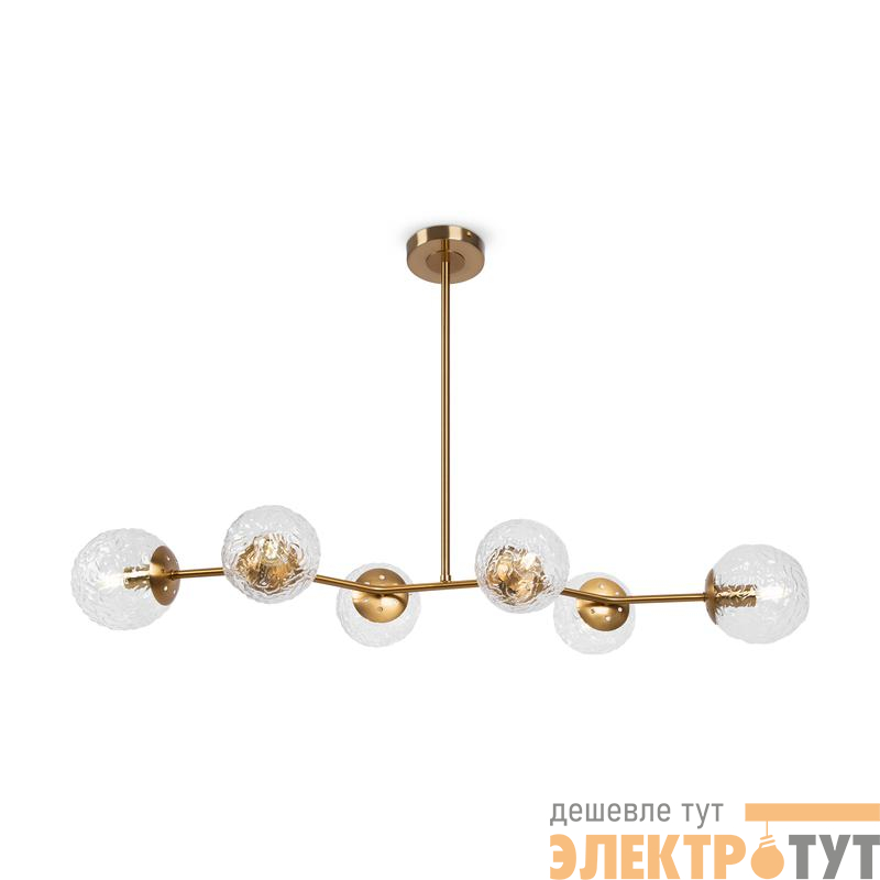 Светильник подвесной Fluff 6х40Вт E14 IP20 Freya FR5207PL-06BZ
