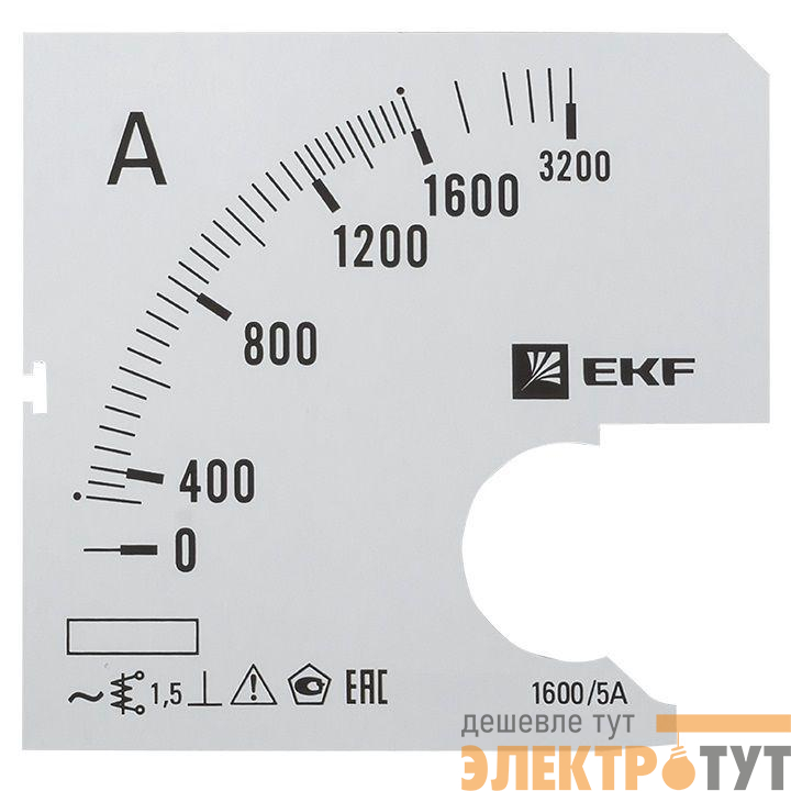 Шкала сменная для A961 1600/5А-1.5 PROxima EKF s-a961-1600