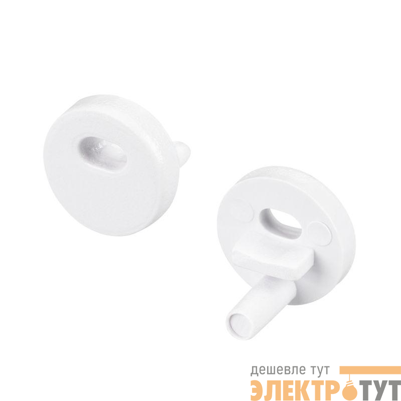 Заглушка ARH-ROUND-D8 с отверстием пластик Arlight 037401