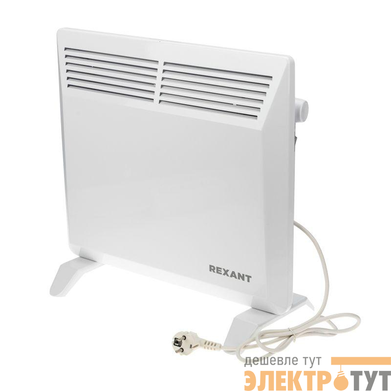 Конвектор электрический 1кВт с механическим термостатом Rexant 60-0090