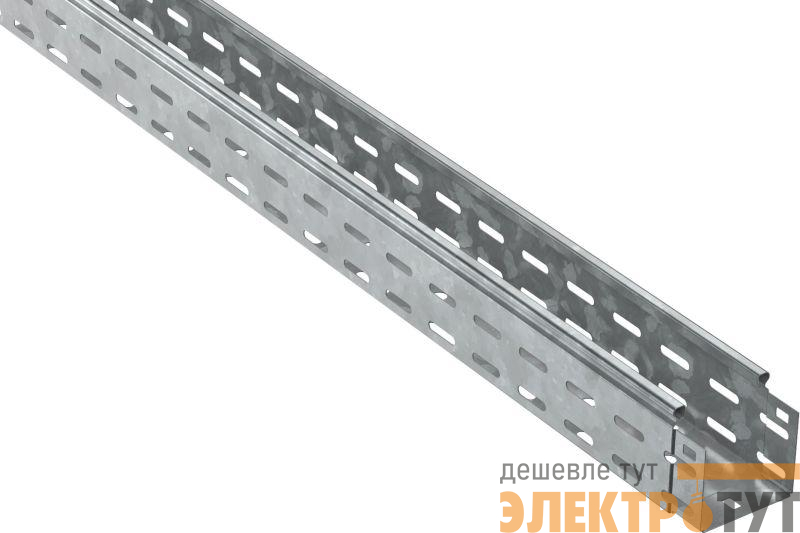 Лоток листовой перфорир. 100х80 L3000 сталь 1мм HDZ IEK CLP10-080-100-100-3-M-HDZ