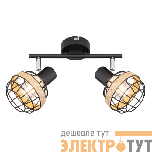Светильник Fedora 7033-702 2хE14 40Вт настенно-потолочный спот поворотный Rivoli Б0047140
