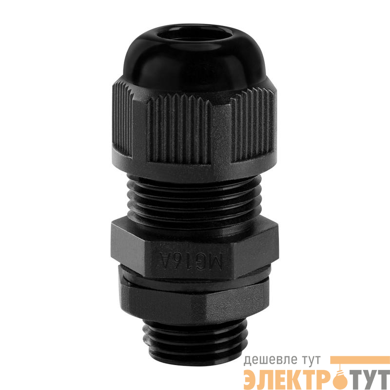 Ввод кабельный MG16 IP68 черн. TOKOV ELECTRIC TKE-MG-16-B