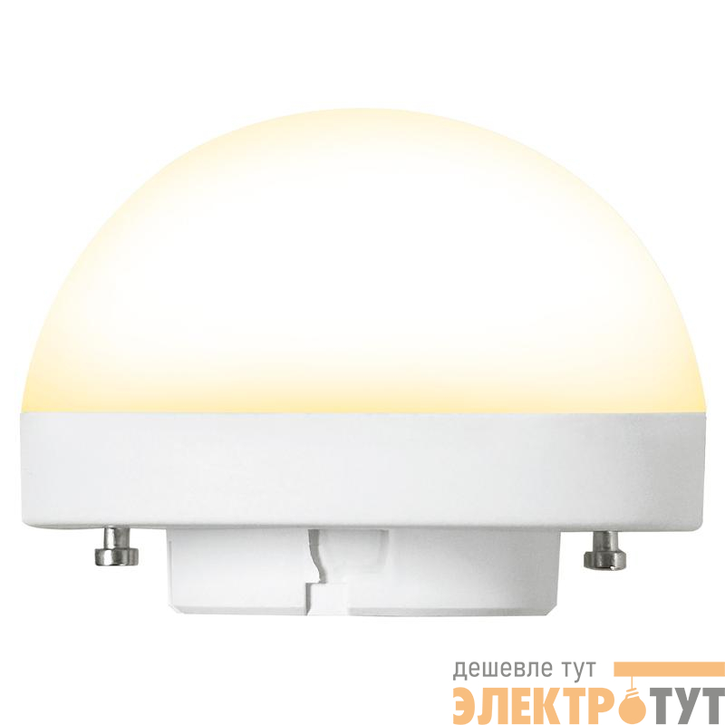 Лампа светодиодная LED-GX53-13W/3000K/GX53/FR/SPHERE PLZ02WH 13Вт 3000К со сферическим рассеив. Uniel UL-00011790