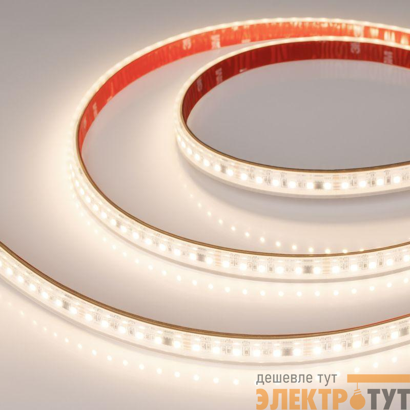 Лента светодиодная SPI-PS-A120-12mm 24V Warm3000-PX6-BPT 11Вт/м IP67 2835 герметичная бегущий огонь (уп.5м) Arlight 049447
